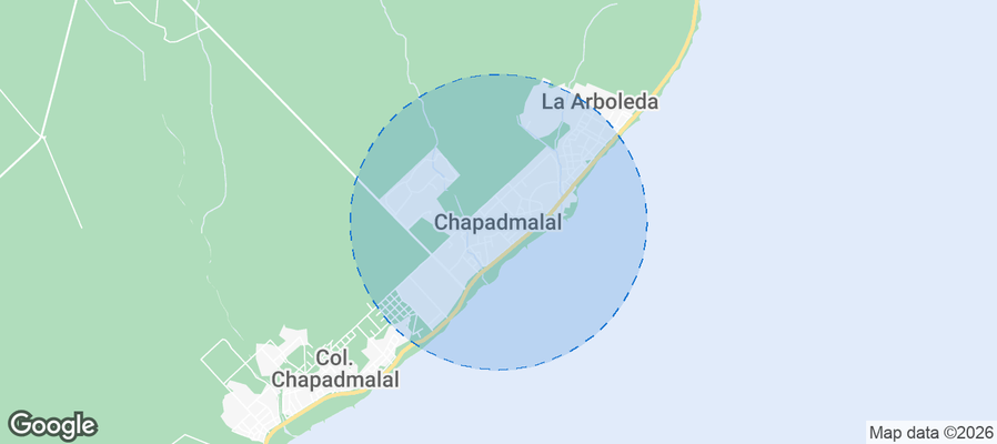 Chapadmalal Airbnb map